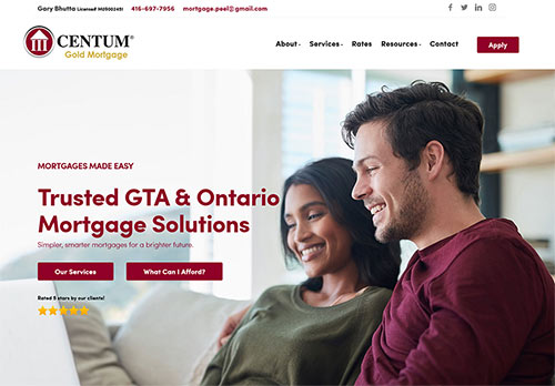 New Google Rankings (SEO) Mortgage Client - Gary Bhutta - GTA Mortgage Agent