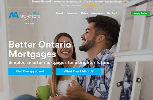 New Google Rankings Mortgage Client (SEO) - Marco Polsoni - Peterborough, Newmarket, Vaughan, Aurora, Richmond Hill Mortgages