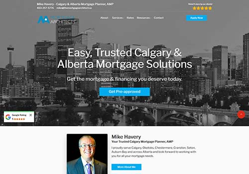 New Google Rankings Mortgage Client - Mike Havery - Calgary & Okotoks Mortgages