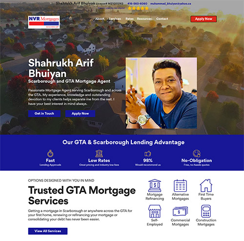 New Google Rankings Mortgage Client (SEO) - Shahrukh Arif Bhuiyan - Scarborough Mortgage Agent