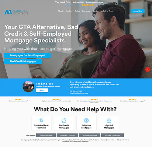 New Google Rankings Mortgage Client (SEO) - Robert Bianchi, GTA, Toronto and Ontario Mortgage Broker